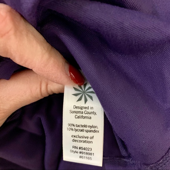 Athleta Suede Lady Dress in Nightshade Purple. LP. - Picture 7 of 8